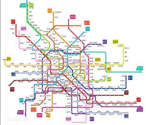 天津地铁8号线最新线路图